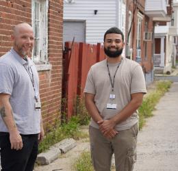 Josh Newlin and JJ Rivera of VHP Street Medicine