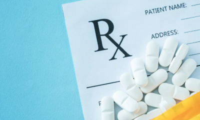 An Rx Pad and pill bottle